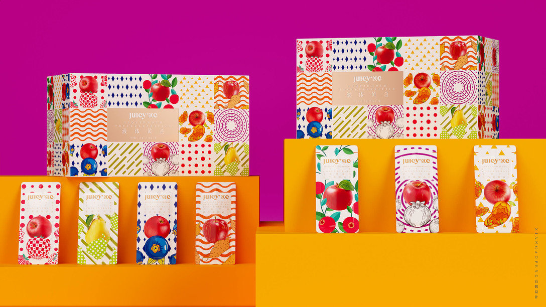 广西缤纷海岛水果品牌包装设计